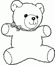 235x278 How To Draw A Teddy Bear With Easy Step - Teddy Bear Drawing