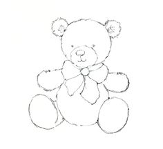 236x216 How To Draw A Teddy Bear With Easy Step - Teddy Bear Drawing Easy