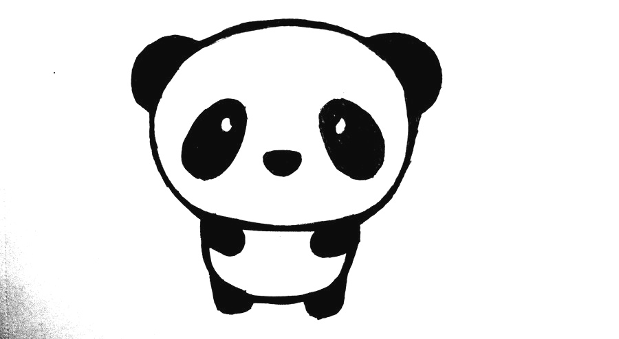 900x494 How To Draw A Cute Teddy Bear Easy Free Cute Panda Drawing - Teddy Bear Drawing For Kid