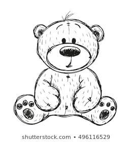 260x280 Gallery Teddy Bear Sketch - Teddy Bear Drawing Images