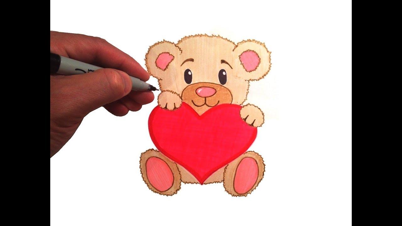 1280x720 Hd Teddy Bear Drawing Images Design - Teddy Bear Drawing Images