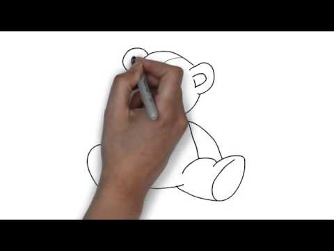 480x360 How To Draw Teddy Bear - Teddy Bear Drawing Outline