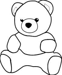 204x247 Outline Drawing Teddy Bear - Teddy Bear Drawing Outline