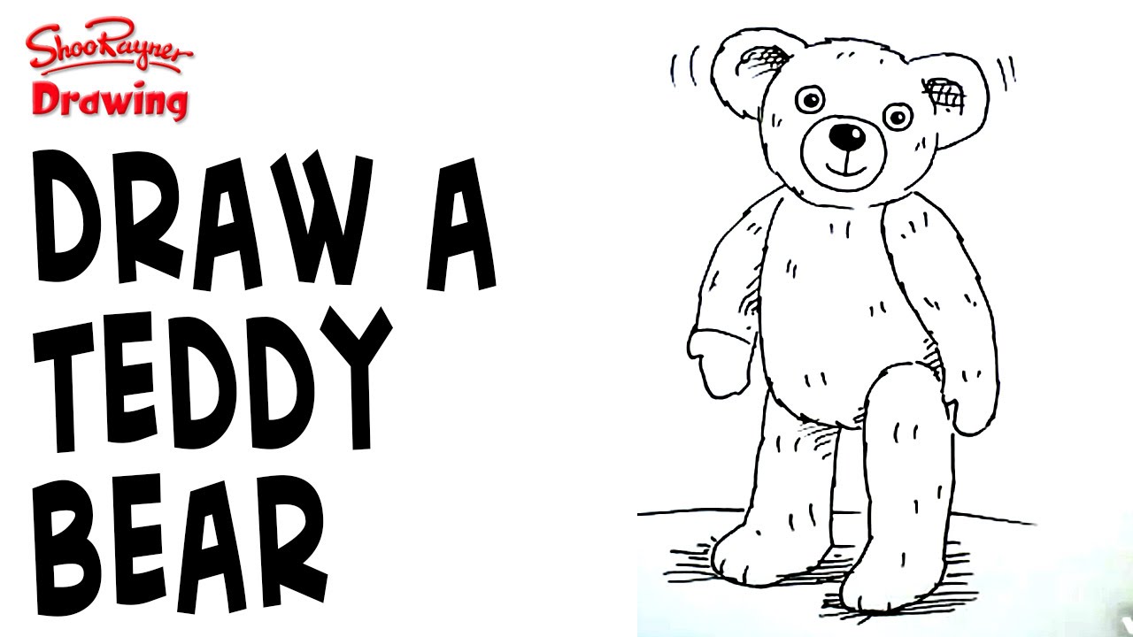 1280x720 How To Draw A Teddy Bear - Teddy Bear Drawing Pics
