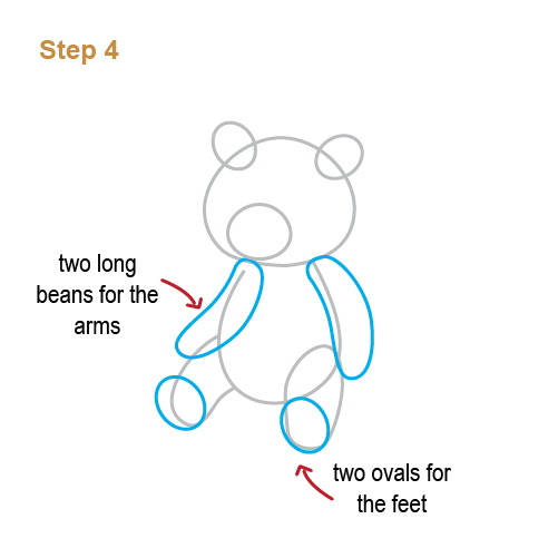 501x501 How To Draw How To Draw A Teddy Bear For Kids - Teddy Bear Drawing Pics