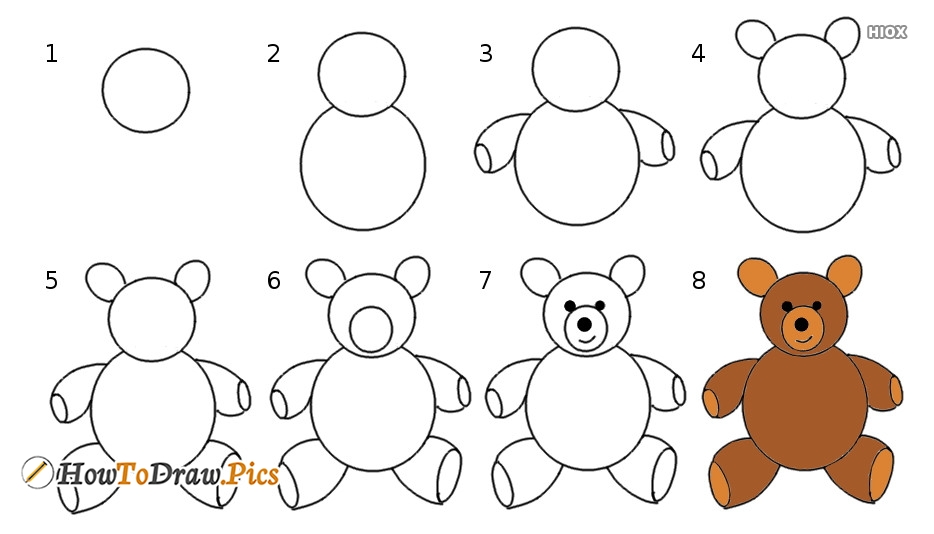 Teddy Bear Drawing Pics at PaintingValley.com | Explore collection of