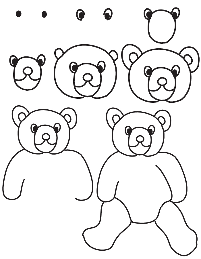 700x900 Drawn Teddy Bear Drawing - Teddy Bear Drawing Pictures