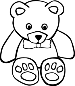 261x299 Collection Of Free Stitch Drawing Teddy Bear Download On Ui Ex - Teddy Bear Drawing Pictures