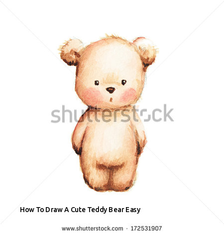 450x470 How To Draw A Cute Teddy Bear Easy Toy Bear Drawing - Teddy Bear Drawing Step By Step
