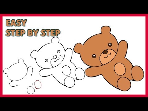 480x360 How To Draw A Teddy Bear Step - Teddy Bear Drawing Step By Step