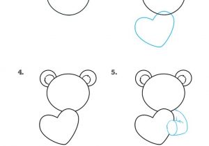 300x210 Teddy Bear Drawing Step - Teddy Bear Drawing Step By Step