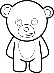 222x300 Drawing Bears Free Download On Unixtitan - Teddy Bear Drawing Step By Step