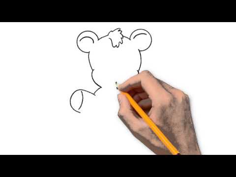 480x360 Teddy Bear Things Pencil To Draw Step - Teddy Bear Drawings Pencil