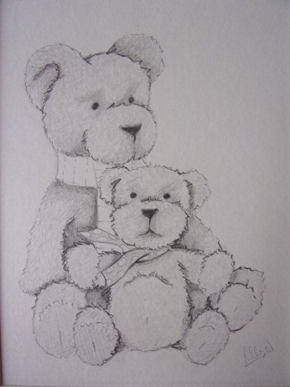 Teddy Bear Drawings Pencil At Paintingvalley Com Explore Collection