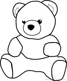 236x285 Polar Bear Clip Art Black And White Free Clipart Christmas - Teddy Bear Face Drawing