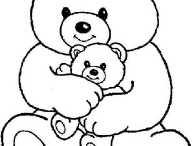 640x480 Drawn Teddy Bear Line Drawing - Teddy Bear Line Drawing