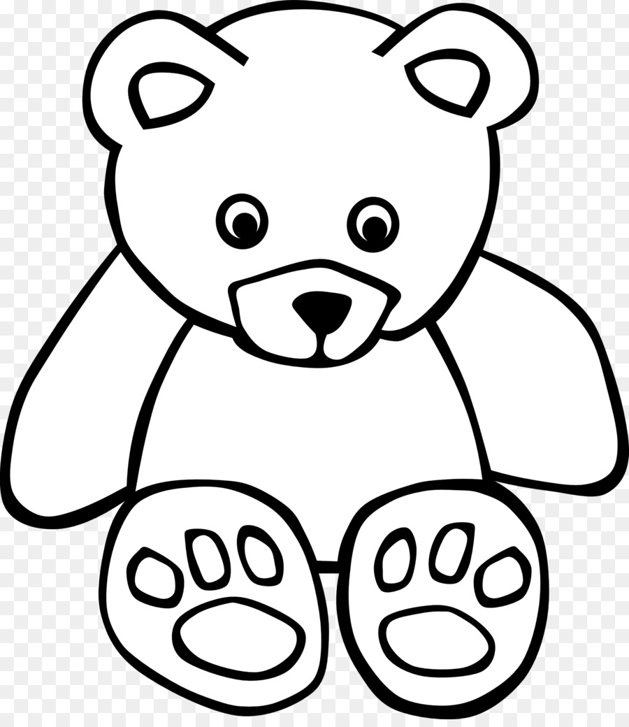 900x1040 Best Line Drawing For Kids Gallery - Teddy Bear Line Drawing