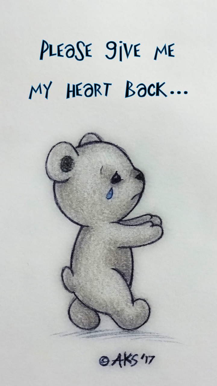 720x1280 Sad Teddy Bear Image Drawing Drawing Skill - Teddy Drawing