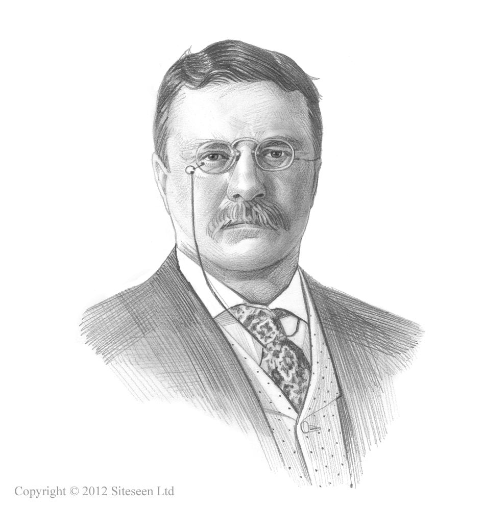950x1000 picture of theodore roosevelt - Teddy Roosevelt Drawing