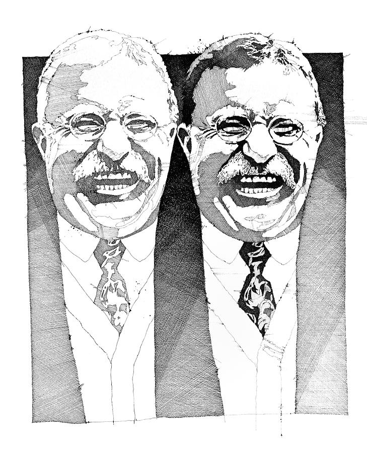 729x900 teddy roosevelt drawing - Teddy Roosevelt Drawing