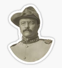 210x230 theodore roosevelt drawing stickers redbubble - Teddy Roosevelt Drawing