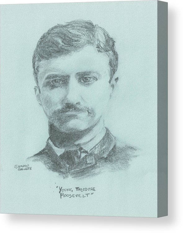 590x750 young theodore roosevelt canvas print canvas art - Teddy Roosevelt Drawing