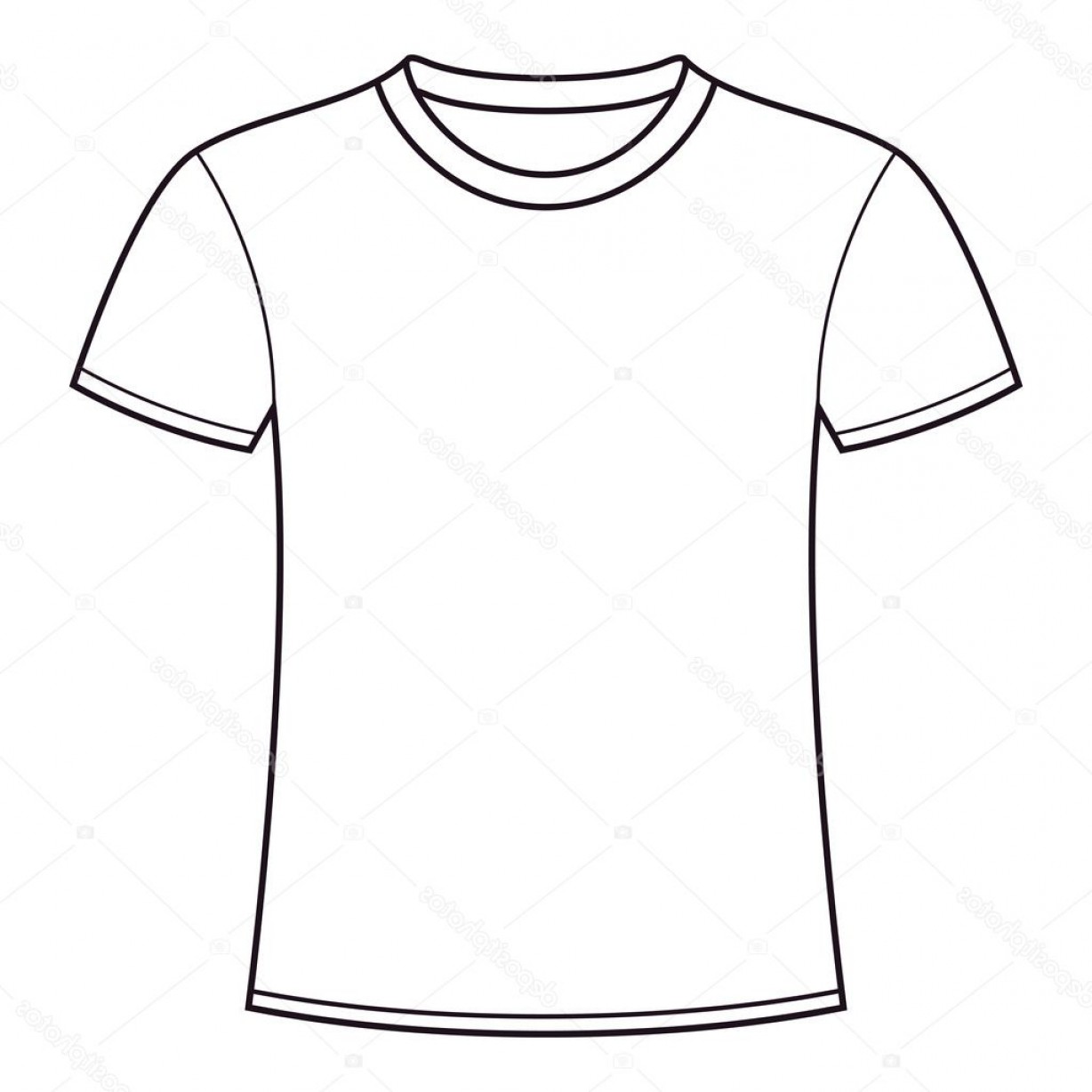 1228x1228 Blank Vector Tee Shirts Soidergi - Tee Shirt Drawing