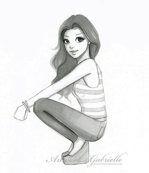 499x580 Draw, Inspiration, Pencil Art, Prettygirl, Teen Cute Girl - Teen Drawings