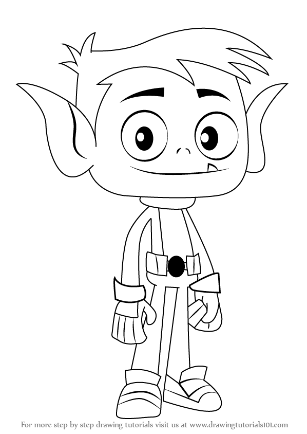 598x844 easy pictures to draw of teen titans - Teen Titans Drawing