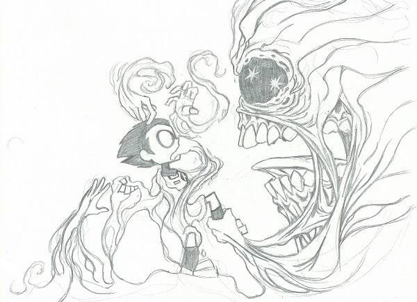 600x435 newtcave sketchbook teen titans go! couch spirit - Teen Titans Go Drawing