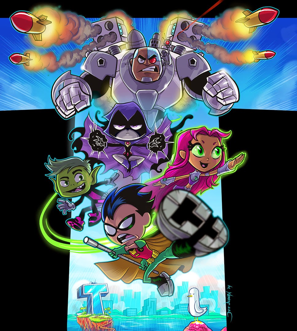 968x1080 teen titans go! the art of jeff welborn - Teen Titans Go Drawing