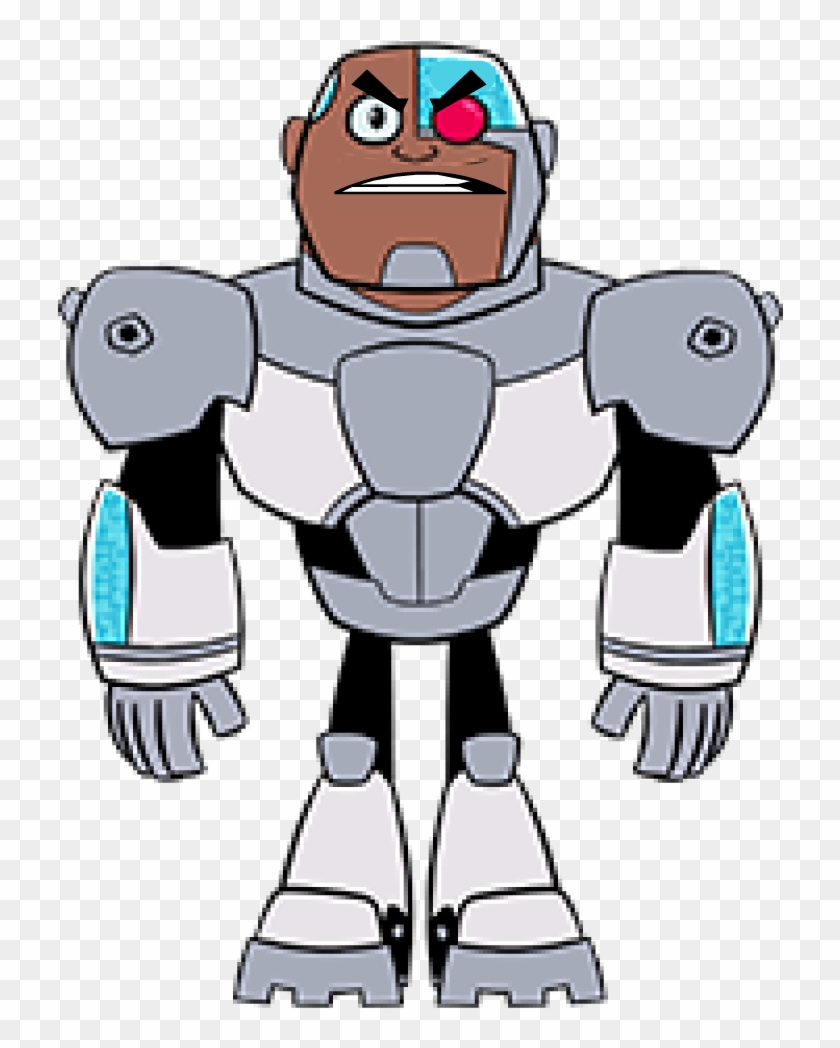 840x1048 Cyborg Clipart Superhero - Teen Titans Go Drawing