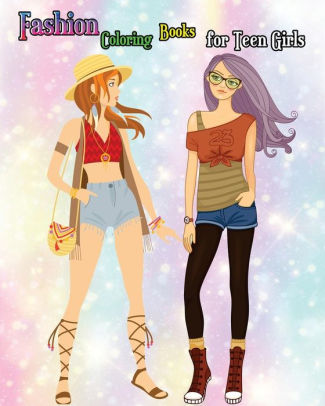 325x406 Fashion Coloring Books For Teen Girls Lovely Fashion Girl - Teenage Girl Drawing