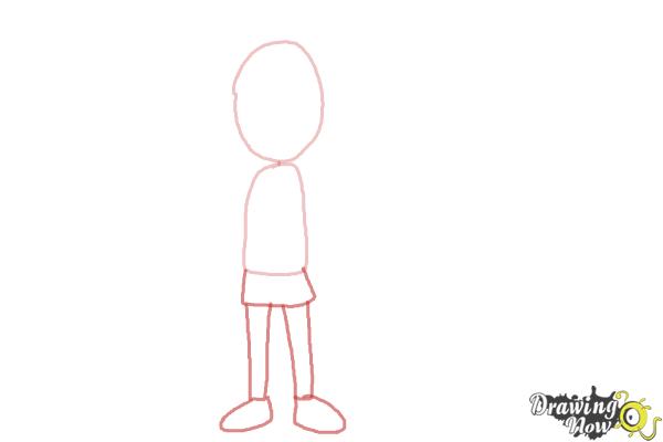 600x400 how to draw a teenage girl - Teenage Girl Drawing