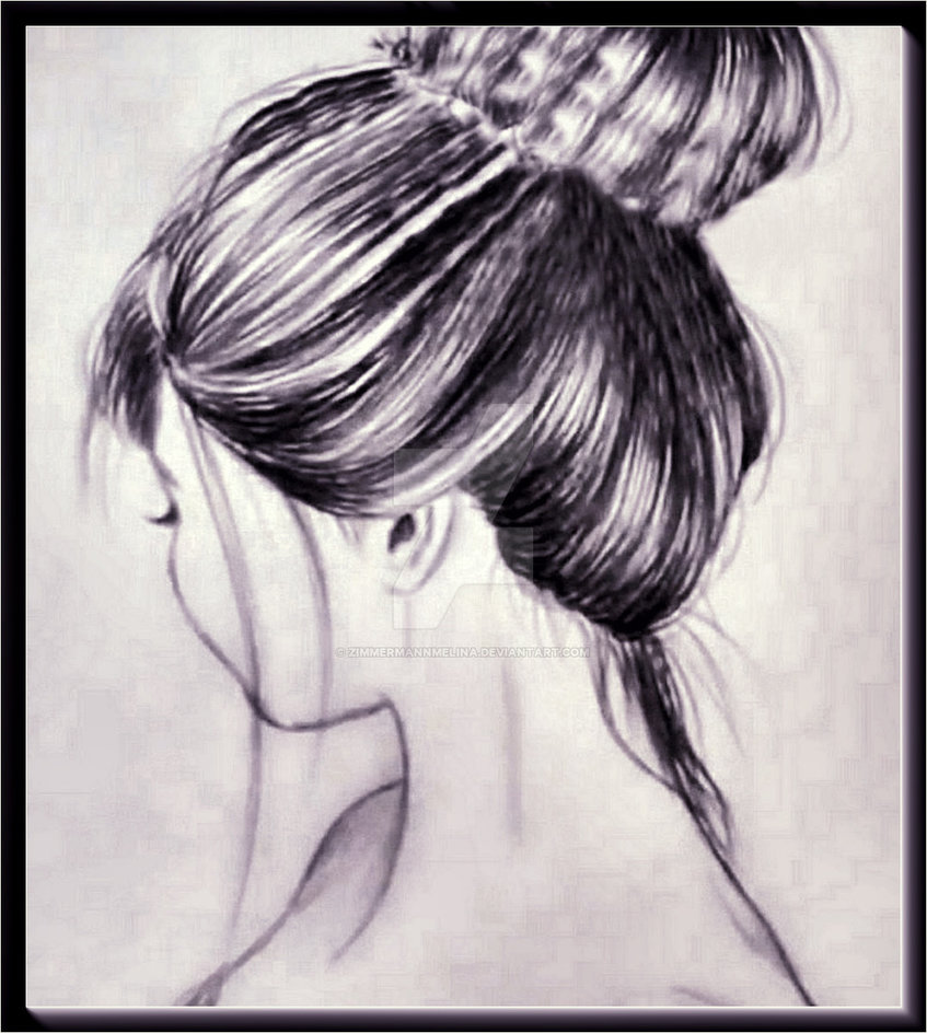 847x944 Teen Girl Portrait With Graphic Drawing And Frame - Teenage Girl Drawing