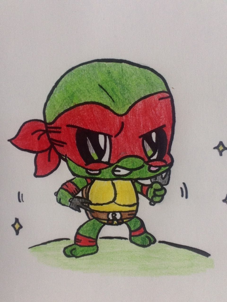 960x1280 my tmnt raphael drawing in honor of the new movie teenage mutant - Teenage Mutant Ninja Turtles Drawings