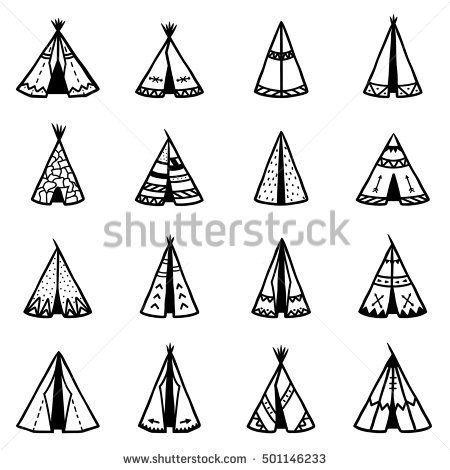 450x470 Image Result For Teepee Drawing Clipart Survivor Ideas - Teepee Drawing