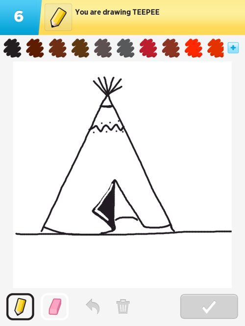500x667 Teepee Drawings - Teepee Drawing