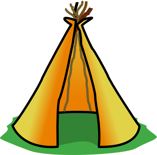600x592 collection of free teepee vector draw download on ui ex - Teepee Tent Drawing
