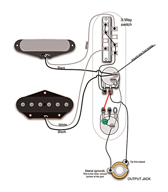 554x630 mod garage les paul wiring in a telecaster, pt premier - Telecaster Drawing