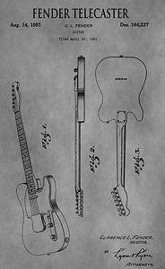 184x300 telecaster drawings fine art america - Telecaster Drawing