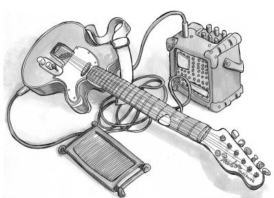 400x289 telecaster drawing tumblr - Telecaster Drawing