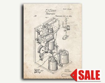 340x270 Telegraph Drawing Etsy - Telegraph Drawing