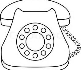 263x227 image result for easy telephone drawing projects to try - Telephone Drawing