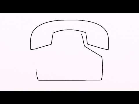 480x360 how to draw cartoon telephone drawing step - Telephone Drawing