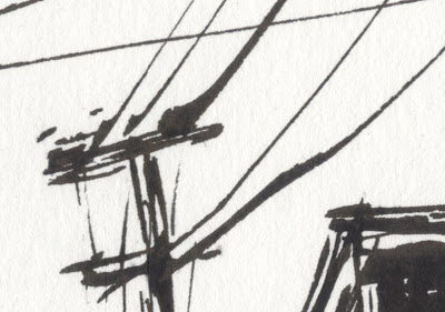 400x281 Illustration Art Ashley Wood's Telephone Lines - Telephone Line Drawing