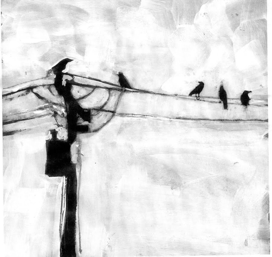 900x849 Lisa Bebi's Art Blog The Telephone Pole - Telephone Pole Drawing