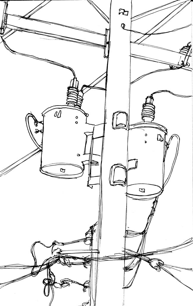 649x1024 Telephone Pole Lineweights - Telephone Pole Drawing