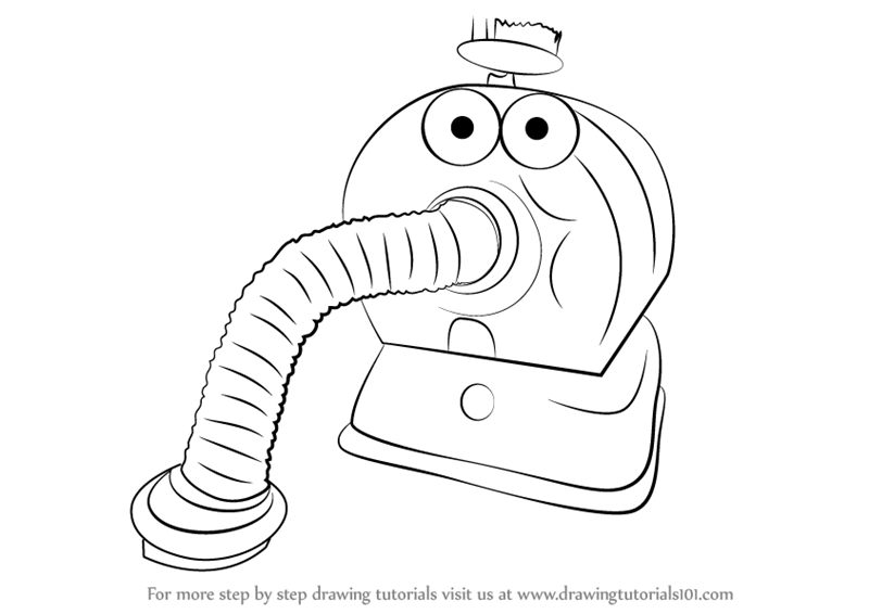 800x566 Learn How To Draw Noo Noo From Teletubbies - Teletubbies Drawing