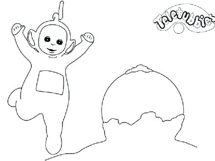 440x330 Coloring Book As Well - Teletubbies Drawing